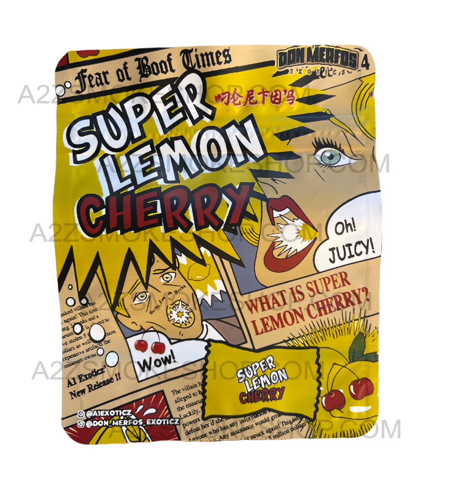 Don Merfos Super Lemon Cherry bag  3.5g Mylar bag Packaging Only