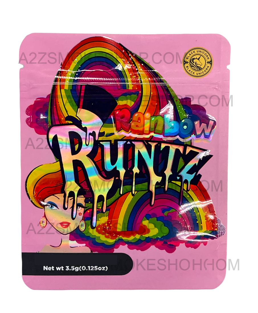 RobMylarBags Rainbow Runtz Holographic Mylar bag 3.5g