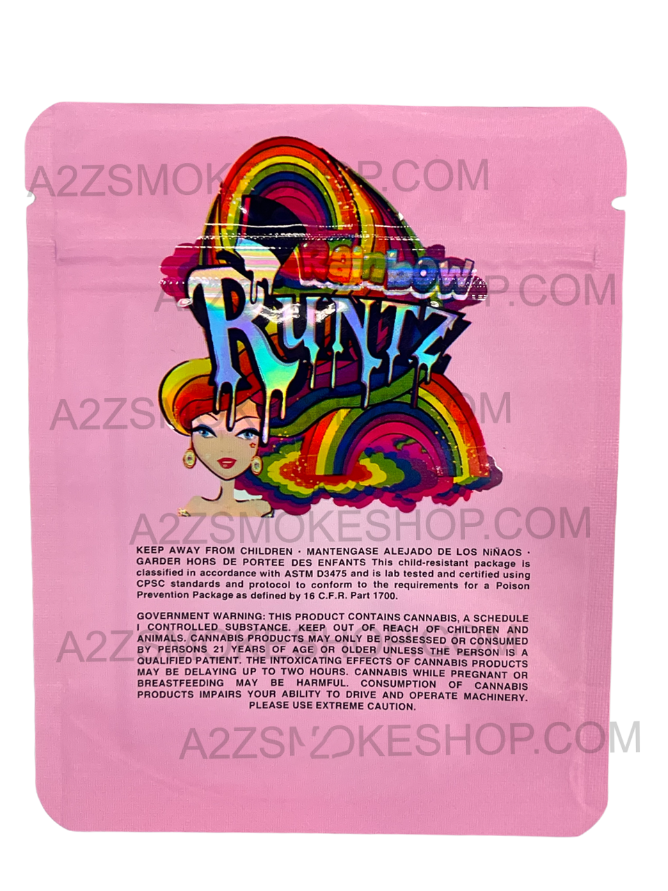 RobMylarBags Rainbow Runtz Holographic Mylar bag 3.5g