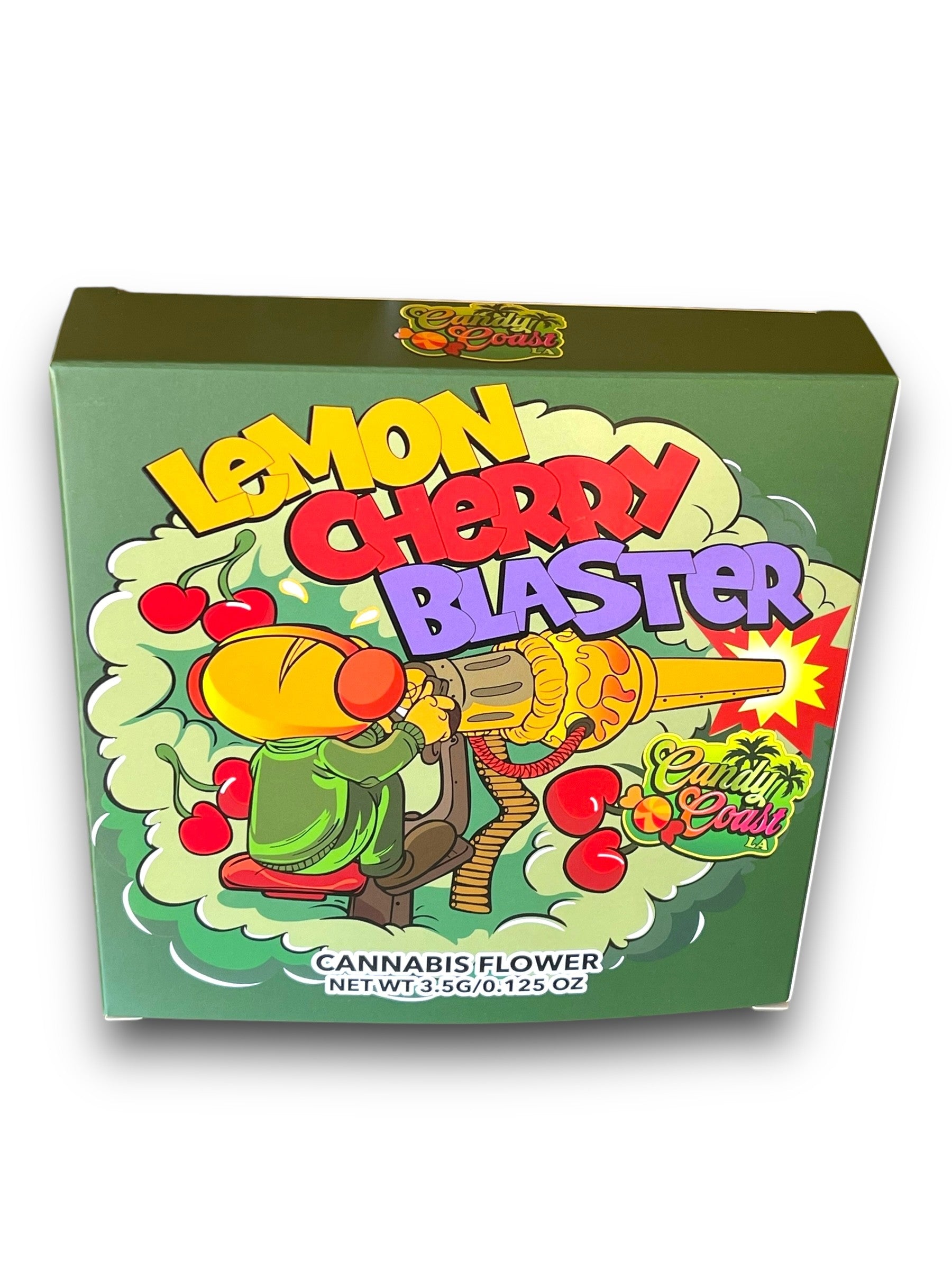 Lemon Cherry Blaster Mylar Bags with Boxes 3.5g Box Packaging Holographic